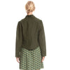 Waterfall Linen Jacket In Moss-Jacket-Aware... the social design project
