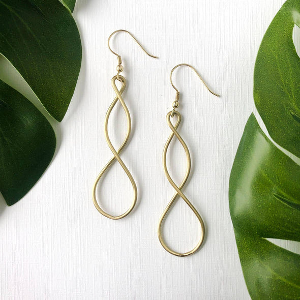 Double Helix Earring - Gold