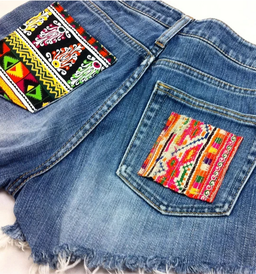 Upcycled Hmong Fabric Patch Kit - Thailand