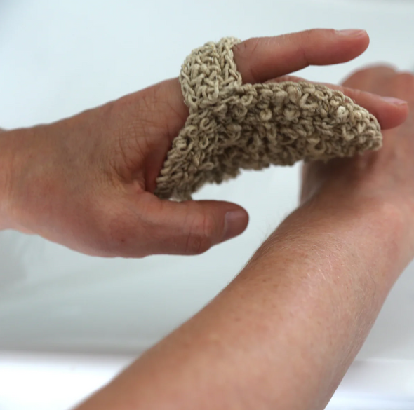 Hemp Crocheted Hand Scrubby