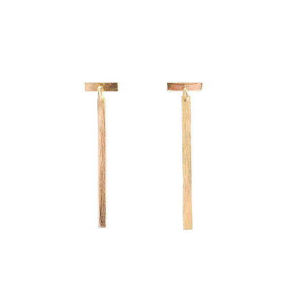 Dangling Bar Posts - Gold