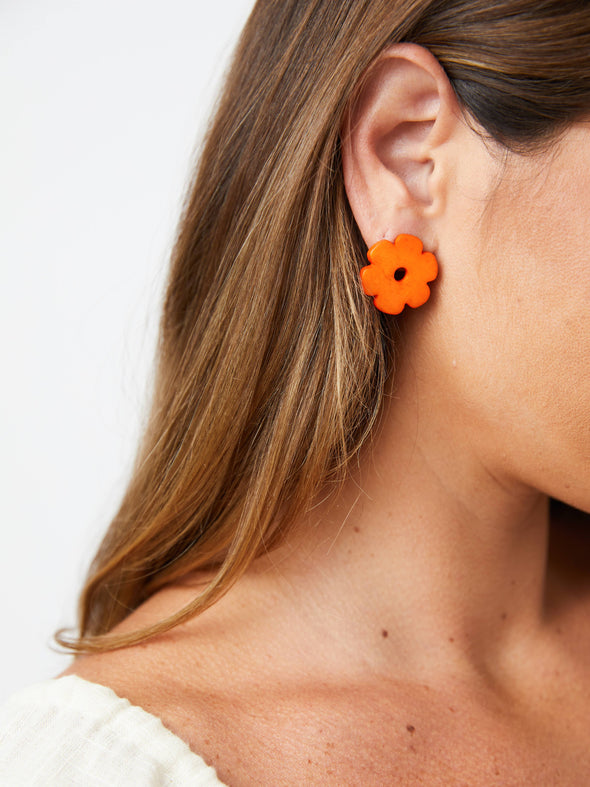 Retro Bloom Studs Marmalade