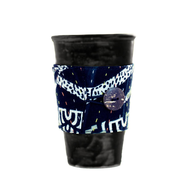 Kantha Reusable Coffee Cup Sleeve