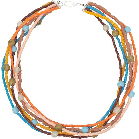 Glass Rainbow: Necklace - Desert