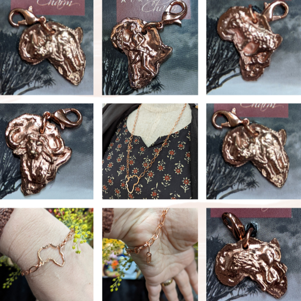 African Copper Charm Collection - Charm - Africa