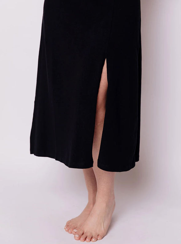 Elise Sheath Dress Black - Organic Cotton