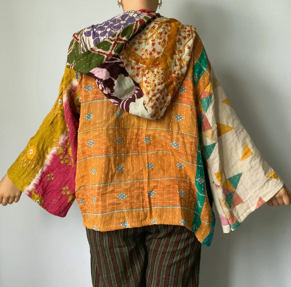 Patchwork Kantha Kimono Jacket #6
