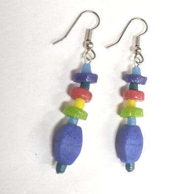 Pebbles Earrings -  Rainbow