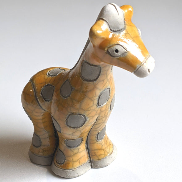 Raku Pottery -  Giraffe Small