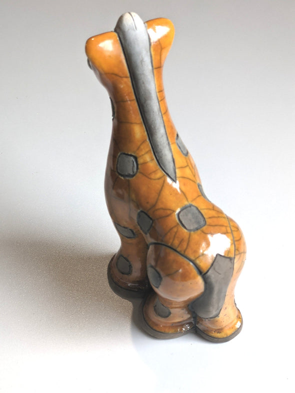Raku Pottery -  Giraffe Large