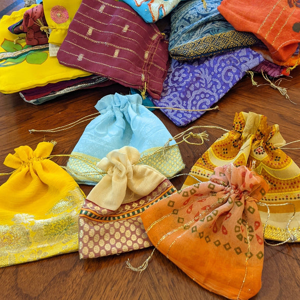 Sari Gifting Pouches (5 bags)