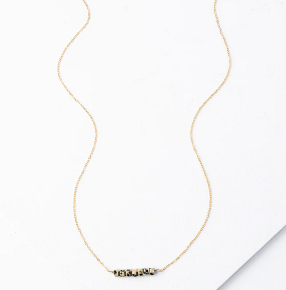 Your New Favorite Necklace - Dalmation Jasper