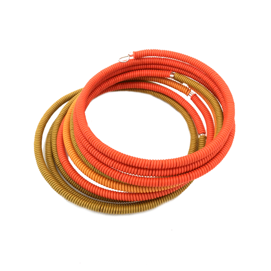 Spiral Wire Coil Bracelet