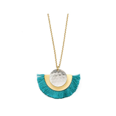 VITANA COSMOS NECKLACE - TEAL-Necklace-Aware... the social design project