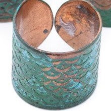 Ring - Sea Green Patina Copper-Ring-Aware... the social design project