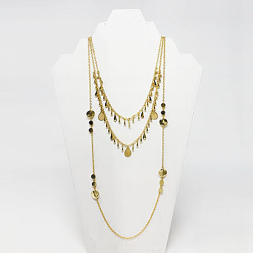 Shapes Three Layered Necklace