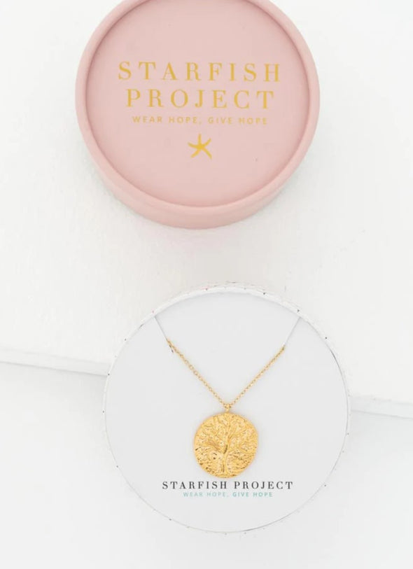 Tree of Hope Gold Necklace